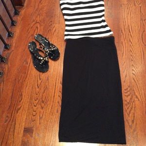 Express fitted bodycon midi skirt Sz S